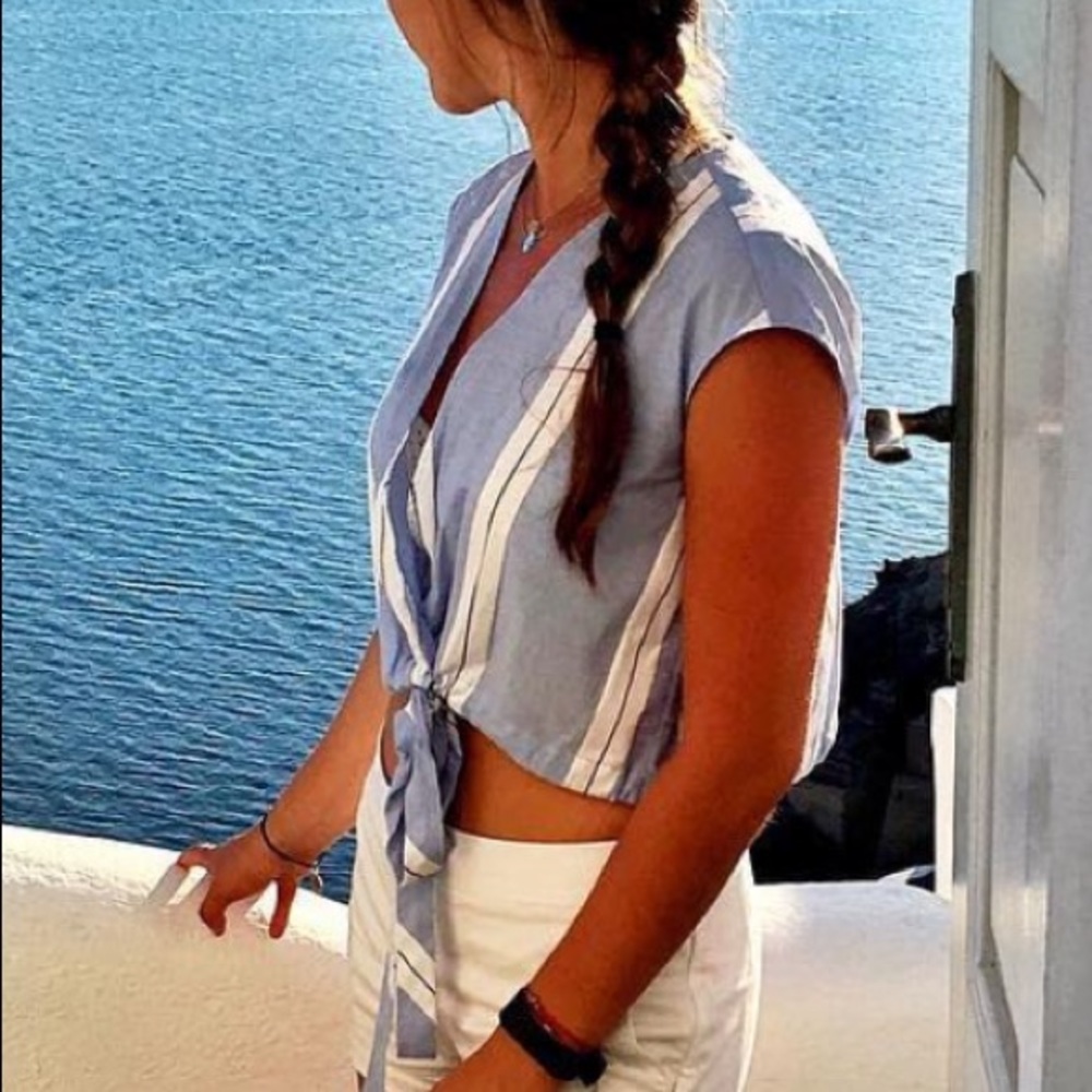 Zara summer crop top